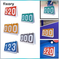 fixory 3-digit Scoreboard, Flip-top Scoreboard for Football, Volleyball, Tennis, Basketball