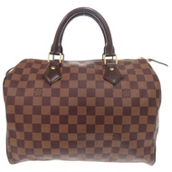 กระเป๋าถือ Louis Vuitton Speedy 30 Damier Ebene N41364 สีน้ำตาล LV 0029 สภาพดีเยี่ยม [มือสอง] LOUIS 