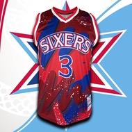 NBA Basketball Jersey Philadelphia 76ers BK0167 Classic /Allen Iverson 3 Model Size S-5XL