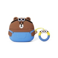 🆕 #LineFriends代購 TW🇹🇼 預購📦 Minions × LINE FRIENDS AirPods Pro Case 保護套 🐻Brown 熊大