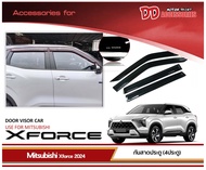 กันสาด กันน้ำฝนขอบประตู Mitsubishi Xforce 2024 2025 2026 4ชิ้น งานไทย A