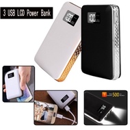 3 USB Port Portable 50000mAh Protable LCD Display External Backup Battery Powerbank for Mobile