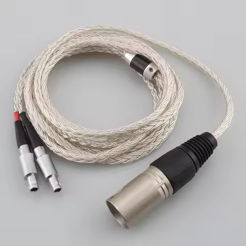 XLR Balanced 16 Core OCC Silver Plated Headphone Cable For Sennheiser HD800 HD800s HD820s HD820 Enig