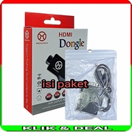 HDMI dongle anycast mediatech plus gender HDMI to VGA+ audio