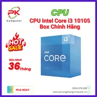 Cpu Intel Core i3 10105 (Intel LGA1200 - 4 Core - 8 Thread - Base 3.7Ghz - Turbo 4.4Ghz - Cache 6MB) Genuine Box