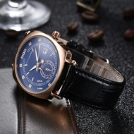 Calendar Moon Phase Quartz Watch with Magnified Glass Scale Large Index Cross-Border DQG Watch Brand