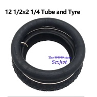 【Autoparts】 High Quality12 Inch Tire 12 1/2x2 1/4  for Gas Electric Scooters and E-Bike 12 1/2X2 1/4 Wheel o๑