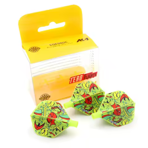 CUESOUL AK4 Dart Flights Standard Shape-Ocean Drive Design