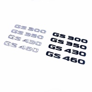 For Lexus GS300 GS350 GS430 GS460 Shinny Black Silver Car Styling Sticker Fender Body Trunk Emblem A