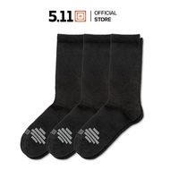 5.11 Tactical - Duty Ready Plus Crew Socks (3-Pack) ถุงเท้ายาว แพ็ค 3 คู่ ระบายอากาศได้ดี ไม่มีกลิ่น