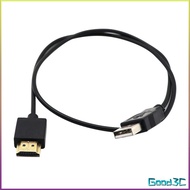 0.5 Meters Adapter Power Cable USB2.0 To HDMI-compatible Extension Cable [L/1]