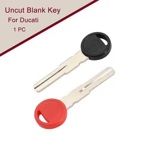 1PC Black/Red Blank Key For Ducati Monster 1100/796/M1100/M696 Multistrada 950 1199 1299 Panigale V4