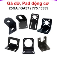 DC motor mount, fixed Pad for common motors from type 380...895