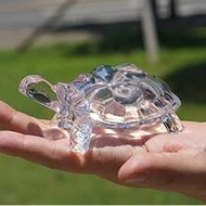 2 Pieces Of Crystal Turtle Jewelry, Mini Turtle Statue, Chinese Lucky Jewelry, Home Office Desk Deco