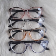Dk cat eye reading glasses type 3197 available minus 050 to 400 special Wanita
