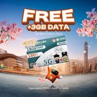 Hello1010 Greater China Unicom (17GB/21GB) Travel Prepaid Sim Card