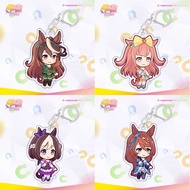 Anime keychain Umamusume Pretty Derby Agnes Tachyon Mejiro McQueen Narita Taishin Mica Acrylic bag d