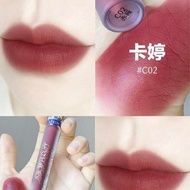 Son Môi Catkin Velvet Matte Lip Glaze C09 Clear Beauty Light Lip Color Lipstick for Students Color B