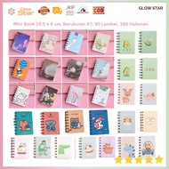 Mini Book, Children's small Book with cute motifs A7, write notes, notes, agenda, mini Notepad, note