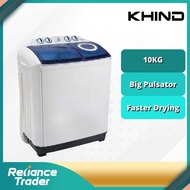 KHIND Semi Auto Washing Machine 10KG WM1017 / Haier 13KG HTW130-M1217 Mesin Basuh Twin Tub