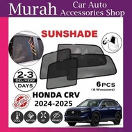 Honda CRV 2024-2025 Magnetic Fit Sunshade 【6pcs】
