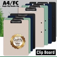 B&E Clip Board A4 & FC SINGLE - DOUBLE File Organizer OFFICE SCHOOL SUPPLIES