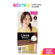 Liese Blaune Creamy Foam Color 108g ลิเซ่ โบลว์เน่ ครีมมี่ โฟม คัลเลอร์ #Dark Brown