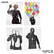 yuksok 10pcs Archery Arrow Target Paper Arrow Field Point Shooting Practice Target Paper For Accesso