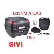 GIVI BOX B33NM B33 33 B33N2M ATLAS MONOLOCK 2022 New LP