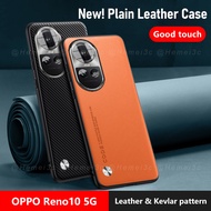 For OPPO Reno10 Reno 10 Pro 5G Casing Hard PC+PU Leather Case Phone Case Cover