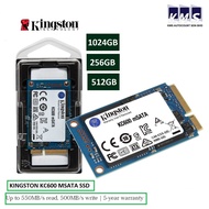 ♈✲๑KINGSTON KC600 MSATA SSD ( 250GB / 512GB / 1024G ) Up to 550MB/s read, 500MB/s write | 5-year war
