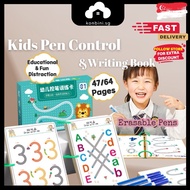 [SG] Pre-school Toddler Tracing Writing Books for Kids Pen Control Learning Number Book Christmas Gi