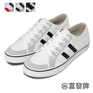 Fufa Shoes [Fufa Brand] Double-Line Stitching Men's Canvas Casual Couple Parent-Child Cloth White Fl