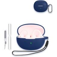 Case Cover for Baseus Bass BC1 Open-Ear TWS Earbuds Silicone Protective Case with Cleaner Kit & Cara