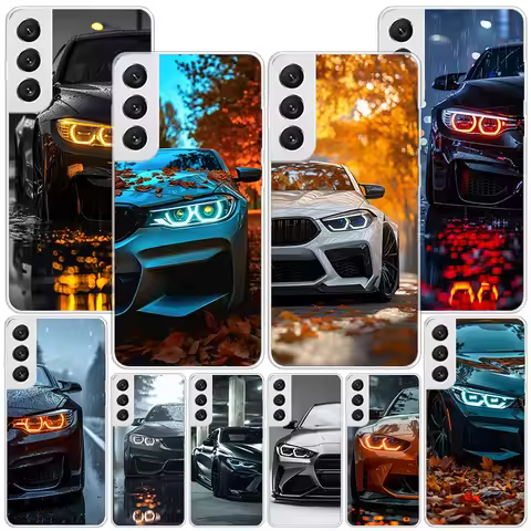 Black White Sport for B-BMW Phnoe Case for Samsung Galaxy Note 20 Ultra 8 9 10 Pro S10 Lite S9 Plus 