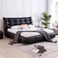 Homie เตียงนอน fabric bed Bedroom Furniture เตียงติดพื้น 5ฟุต 6ฟุต 1.5m 1.8m HM3004