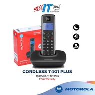Motorola Cordless T401 Plus Single Home Phone/ Office Phone/ Dect Phone