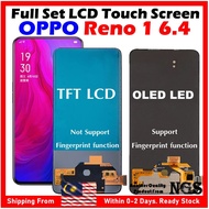 OLED Full Set LCD Touch Screen For OPPO RENO 1 Reno 6.4 CPH1917 with Opening Tools & Tempered Glass