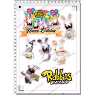 Rabbids Invasion Cake Topper 001