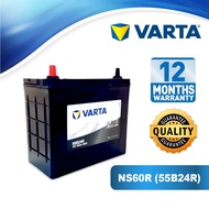 Varta/Delkor NS60R 55B24R Black Dynamic Car Battery for Suzuki Swift, SX4, Toyota Avanza, Rush, Cald