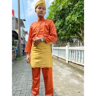 100% safe Malay men's clothing sets, teluk belanga men's clothing, Malay men's clothing, muslim men'
