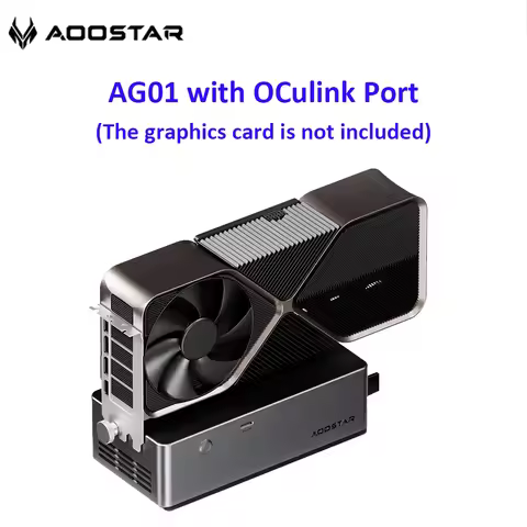 AOOSTAR AG01 EGPU Dock with OCulink Port,Built-in 800W Power Supply External Graphics Card Supports 