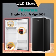【Hisense】Single Door Fridge 205L Hisense Fridge - RR239D4ABN (refrigerator/peti ais 1 pintu/peti sejuk 1 pintu/冰箱/单门冰箱)