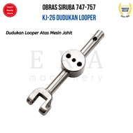 MESIN KJ26 SIRUBA Industrial Overlock Sewing Machine Upper Looper Holder TYPICAL JACK SIMARU