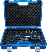 BGS 5255 | Impact Socket Set Hexagon | 6.3 mm (1/4") + 12.5 mm (1/2") | 69 pcs.