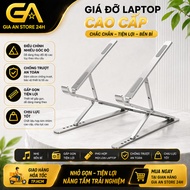2-Tier Aluminum Alloy N8 Laptop Stand, Foldable, Adjustable Height, Anti-Slip, Effective Heat Dissip