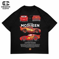 OVERSIZES LIGHTNING MCQUEEN 95 Y2K T-SHIRT | T-SHIRT OVERSIZE BLACK STYLE Y2K VINTAGE BOOTLEG | ROCK