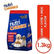 Nutri chunks Hi-Protein Puppy formula Lamb and chicken liver flavor 1kg repacked