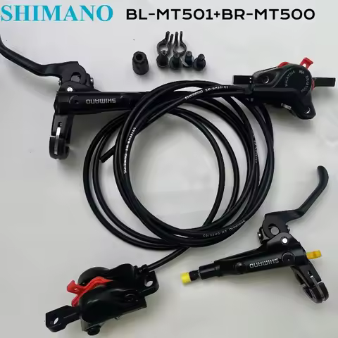 MTB Hydraulic Disc Brake Set – Shimano MT200/UR300/MT500/M4100/M501/MT401, Front Rear Left Right