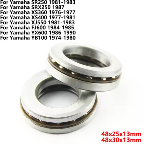 For Yamaha SR250 SRX250 XS360 XS400 XJ550 FJ600 YX600 YB100 Motorcycle Steering Head Bearing Kit